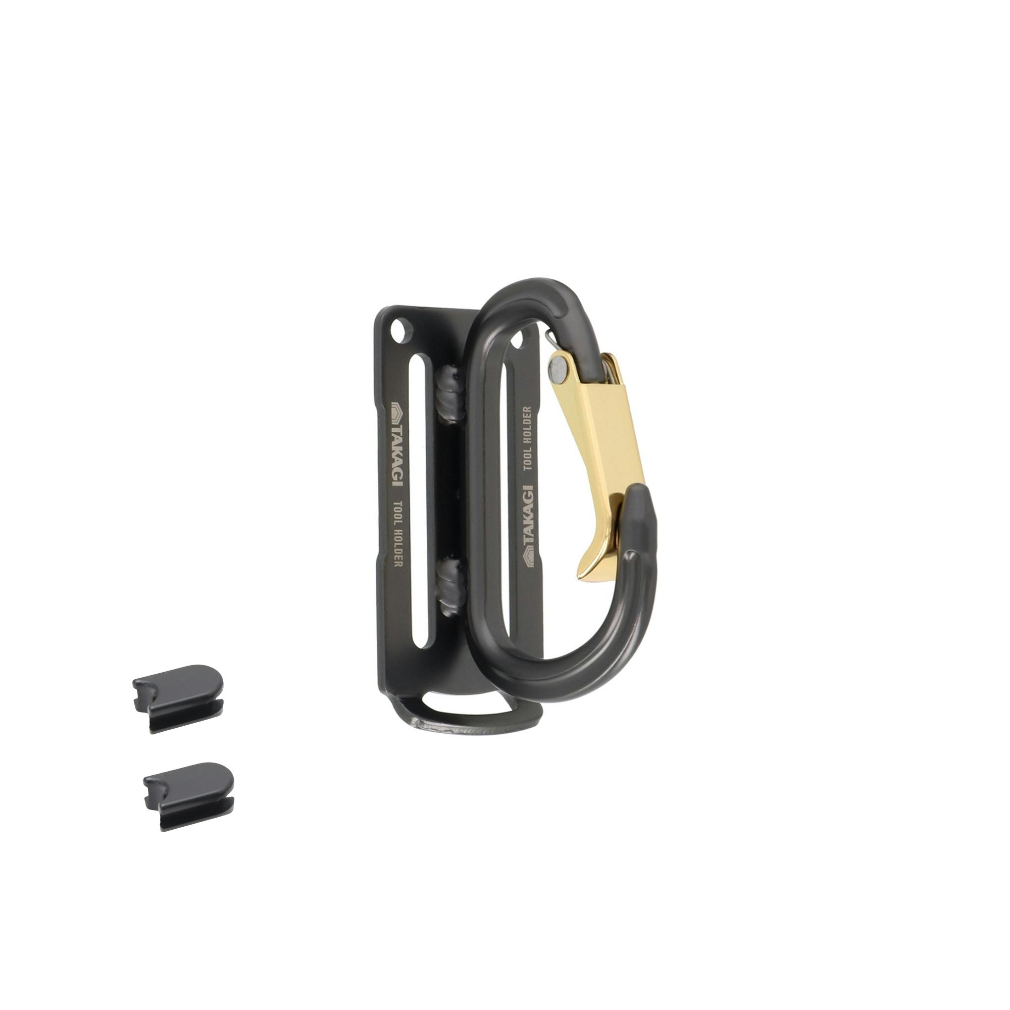 b 新品タグ付 保管品
ON.YO.NE オンヨネ ミドラー TAKAGI アルミツールホルダー THA-2B スペーサー2個付 ベルト通し幅