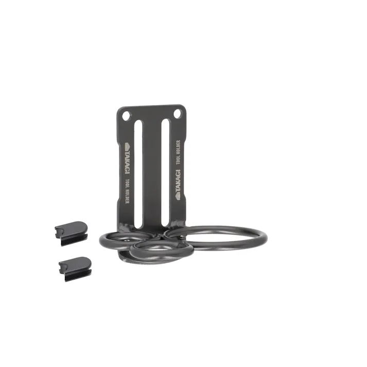 TAKAGI アルミツールホルダー THA-9B ハンマー差し 3穴 スペーサー2個付 ベルト通し幅調整可能 ベルト幅60mmまで対応 工具差 工具掛 軽量 1020478【別送品】