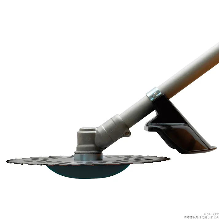 EARTH MAN 充電刈払機にも使えるフリー安定板ミニスピナー 刈払機用 供回りしない 安定 摩耗サイン付 芯出しケージ付 軽量 日本製 2015725【別送品】