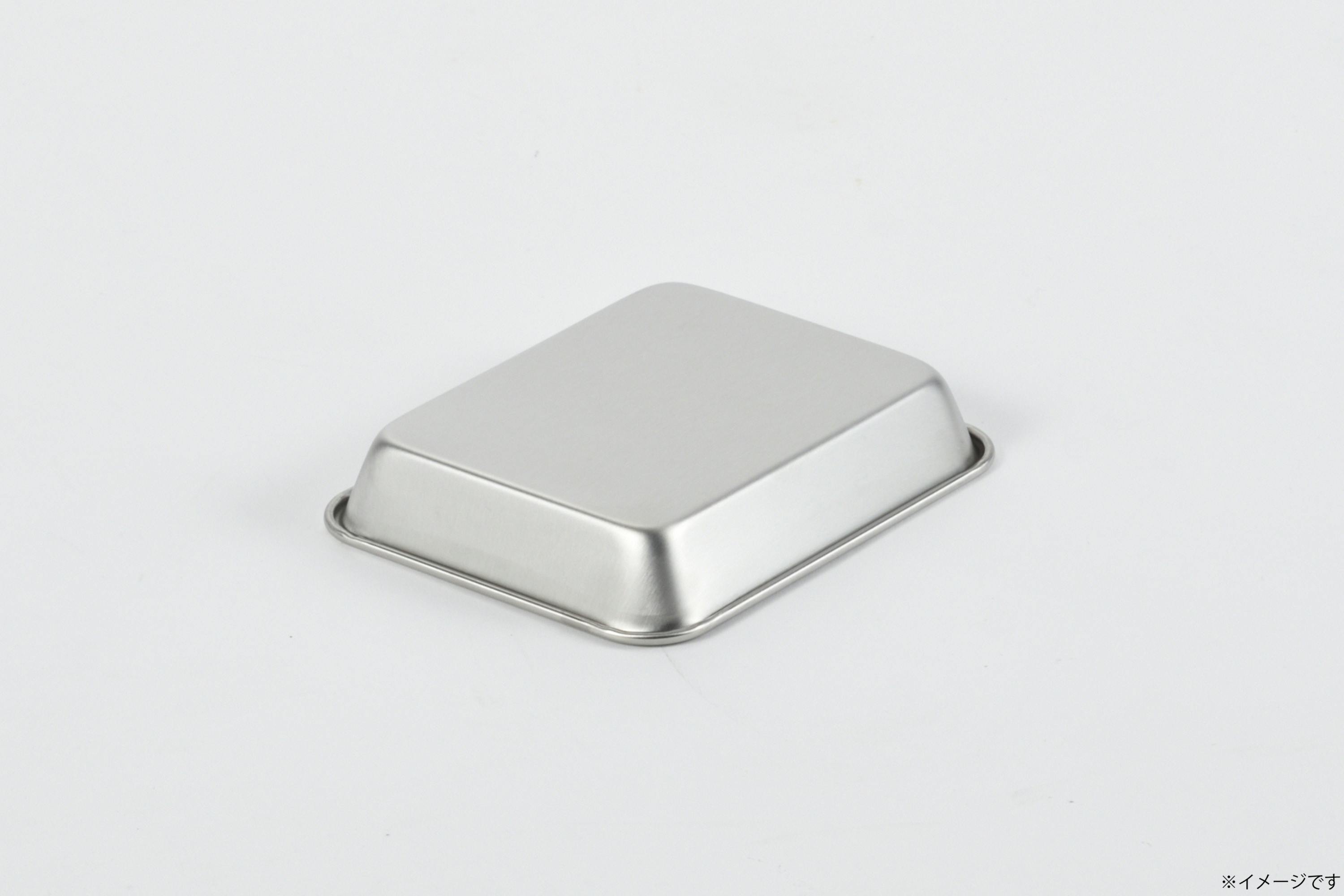 TAKAGI ステンレス角バット手札判 つや消し 容量約0.4L 下ごしらえ