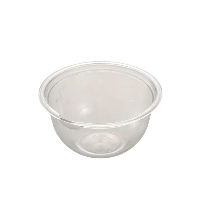 TAKAGI 軽量耐熱ボウル メモリ付 11cm 300ml レンジ対応 プラスチック 食洗機 電子レンジ 割れにくい 汚れにくい 透明 TPX 日本製 4010851【別送品】