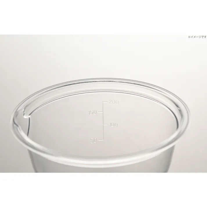 TAKAGI 軽量耐熱ボウル メモリ付 11cm 300ml レンジ対応 プラスチック 食洗機 電子レンジ 割れにくい 汚れにくい 透明 TPX 日本製 4010851【別送品】