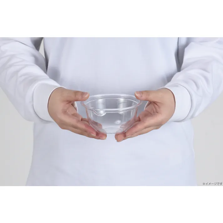 TAKAGI 軽量耐熱ボウル メモリ付 11cm 300ml レンジ対応 プラスチック 食洗機 電子レンジ 割れにくい 汚れにくい 透明 TPX 日本製 4010851【別送品】