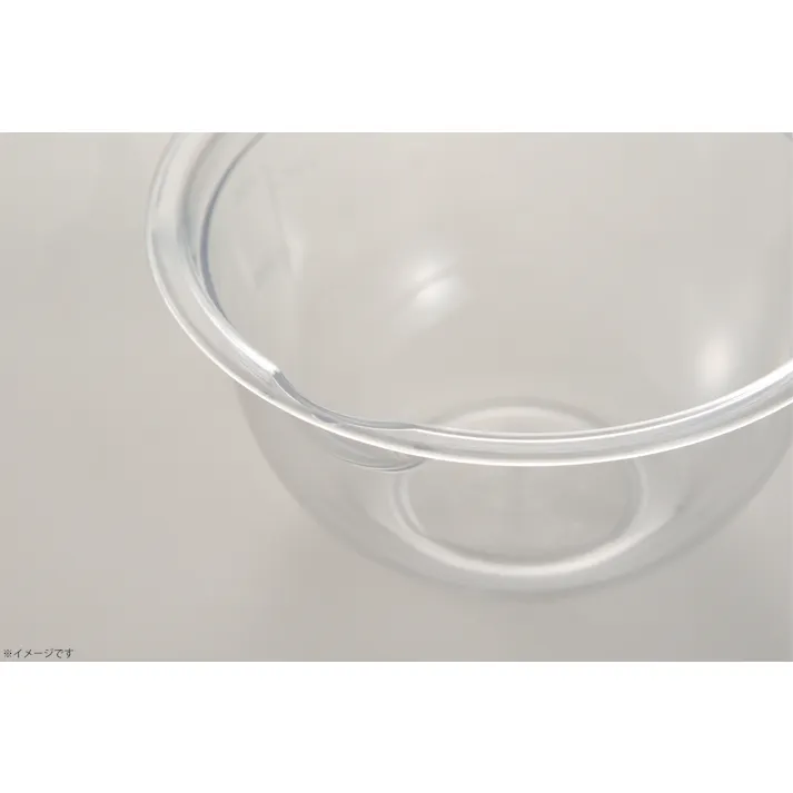 TAKAGI 軽量耐熱ボウル メモリ付 13cm 450ml レンジ対応 プラスチック 食洗機 電子レンジ 割れにくい 汚れにくい 透明 TPX 日本製 4010852【別送品】