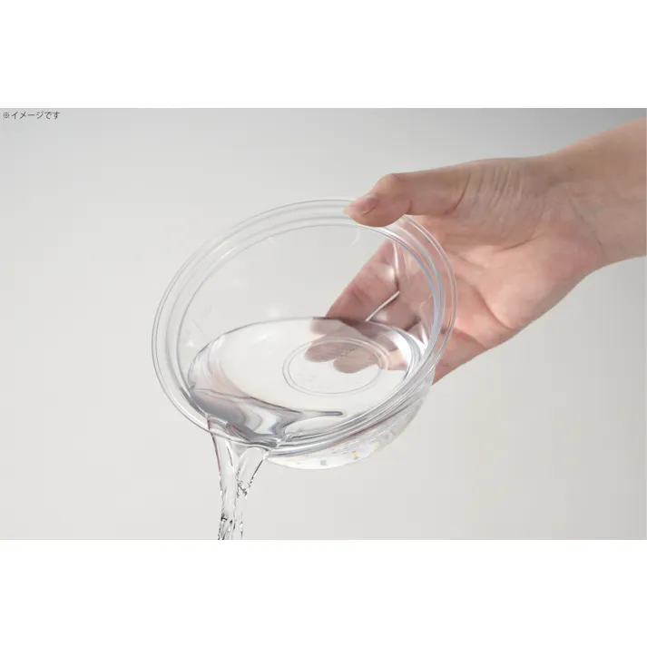 TAKAGI 軽量耐熱ボウル メモリ付 13cm 450ml レンジ対応 プラスチック 食洗機 電子レンジ 割れにくい 汚れにくい 透明 TPX 日本製 4010852【別送品】