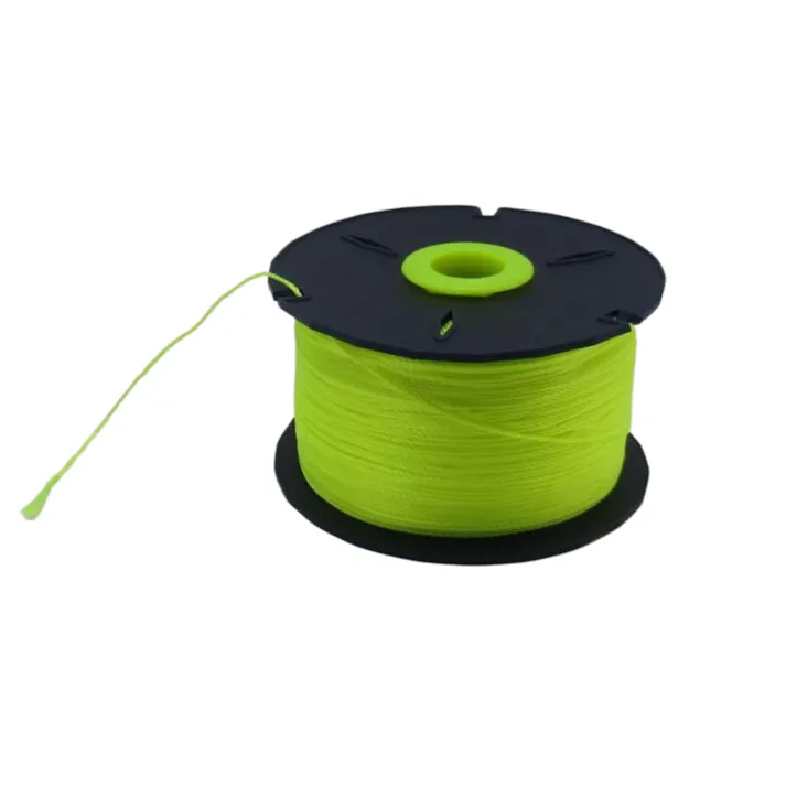 儀助 蛍光水糸 イエロー 太 270m 100個セット ナイロン糸 ほつれにくい 建築工事 基礎工事 土木工事 測量作業【別送品】