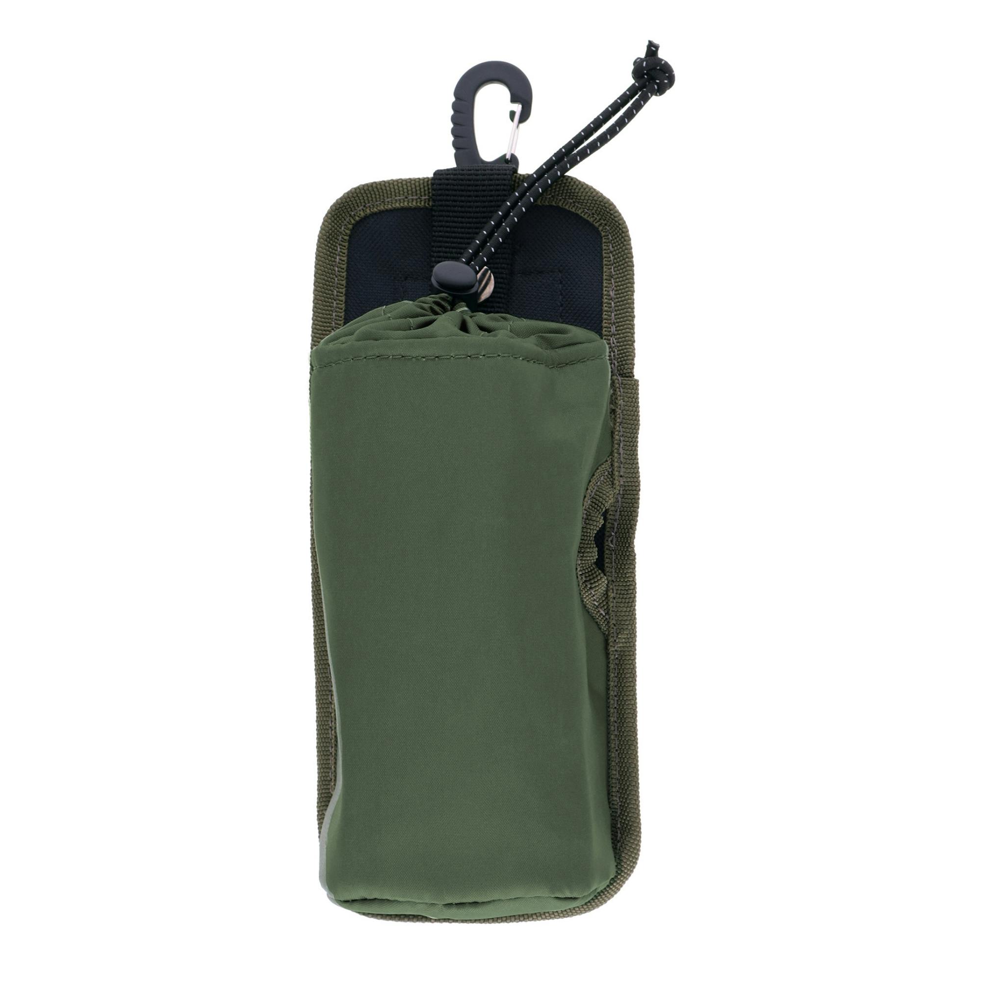 TAKAGI ポータブルボトルキーパー カーキ 50個セット ペットボトル 持ち運び 収納 小さくたためる 3WAY 横ベルト 縦ベルト ナスカン付【別送品】