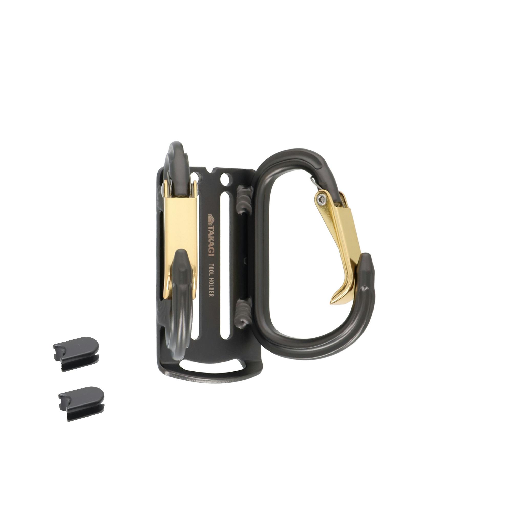 TAKAGI アルミツールホルダー THA-4B スペーサー2個付 6個セット ベルト通し幅調整可能 ズレにくい ベルト幅60mmまで対応 工具差 工具掛 収納【別送品】