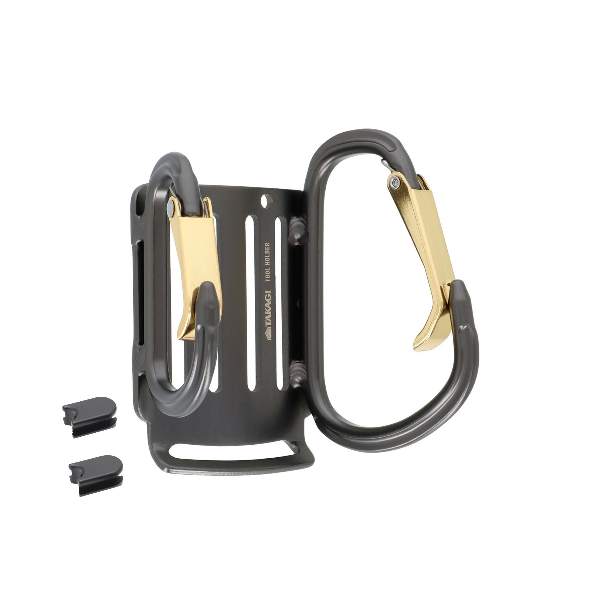 TAKAGI アルミツールホルダー THA-5B スペーサー2個付 72個セット ベルト通し幅調整可能 ズレにくい ベルト幅60mmまで対応 工具差 収納【別送品】