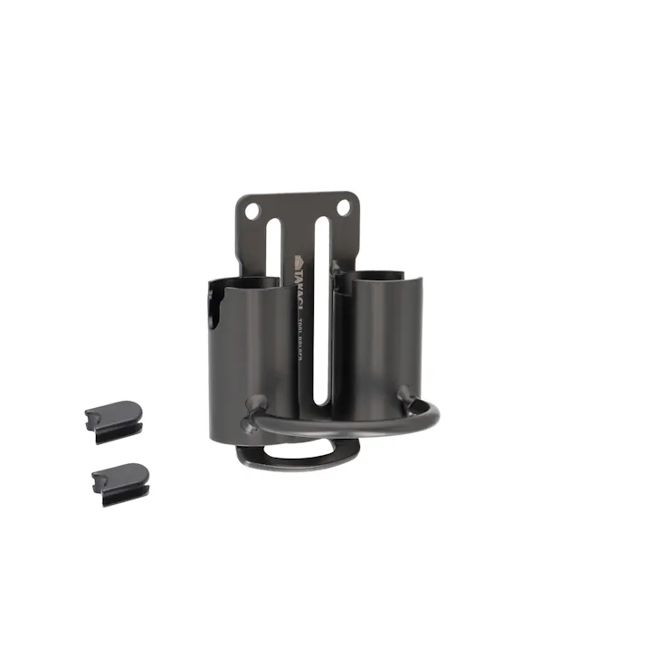 TAKAGI アルミツールホルダー THA-11B ハンマー・バール差し スペーサー2個付 6個セット ベルト通し幅調整可能 ベルト幅60mmまで対応 工具差 工具掛【別送品】