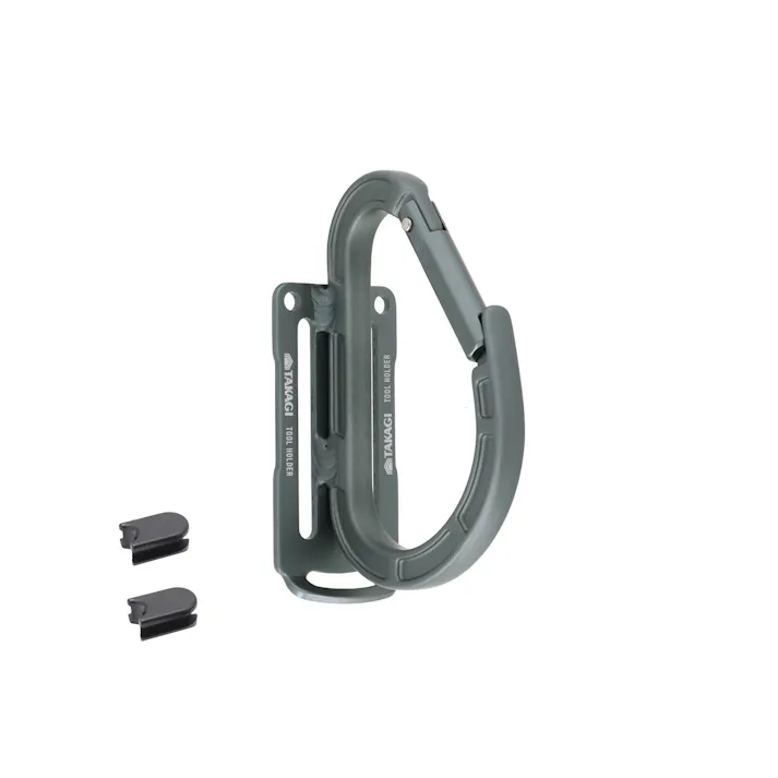 TAKAGI アルミツールホルダー THAF-1GM ガンメタ スペーサー2個付 72個セット ベルト通し幅調整可能 ベルト幅60mmまで対応 工具差 軽量【別送品】