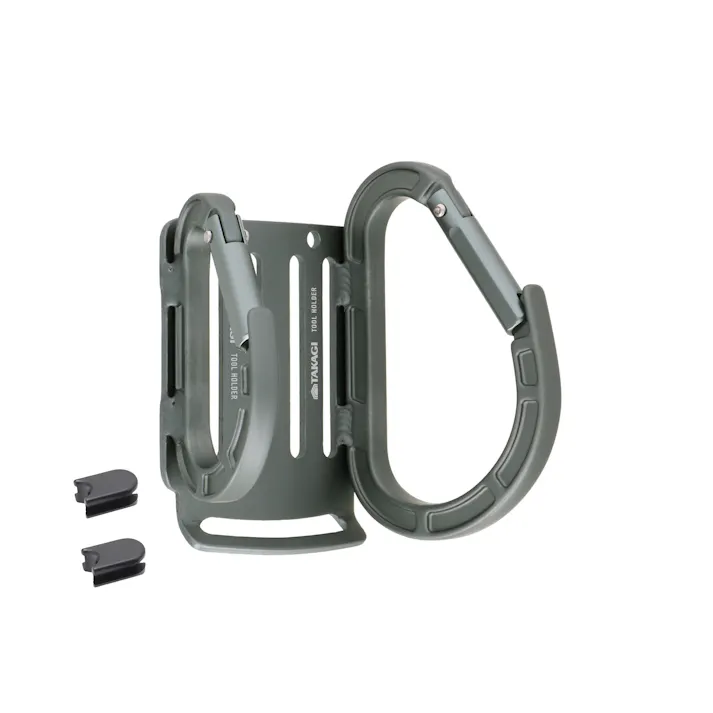 TAKAGI アルミツールホルダー THAF-5GM ガンメタ スペーサー2個付 72個セット ベルト通し幅調整可能 ベルト幅60mmまで対応 工具差 軽量【別送品】