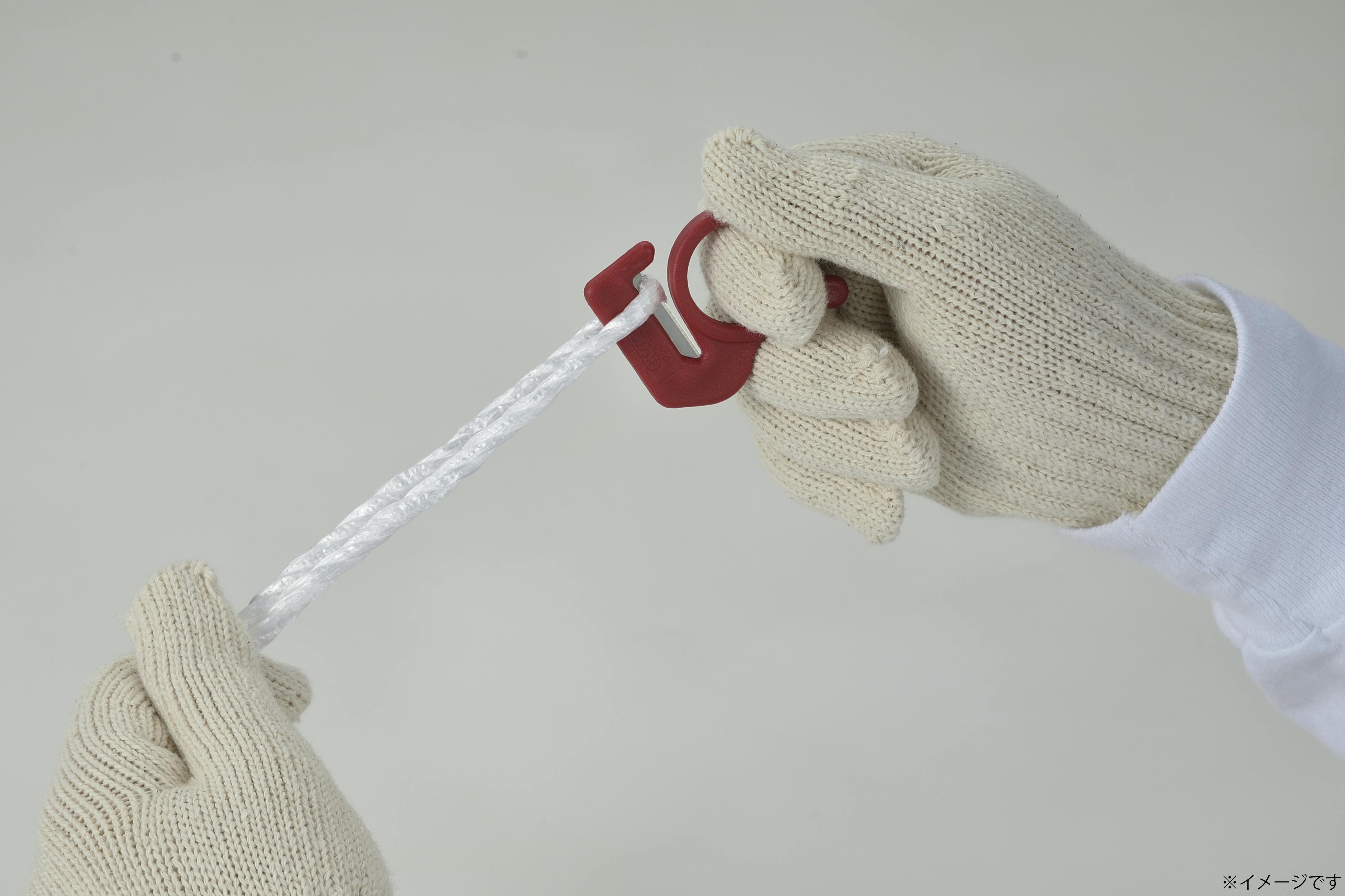 TAKAGI 園芸用 白 UV剤配合PPロープ カッター付 5mm×100m 48個セット