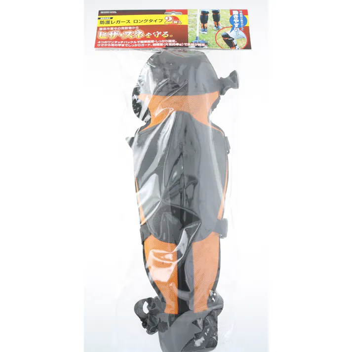 EARTH MAN 園芸作業用 防護レガース ロングタイプ 2個組 12個セット ひざ すね 保護 簡単脱着 固定 動きやすい 軽量【別送品】