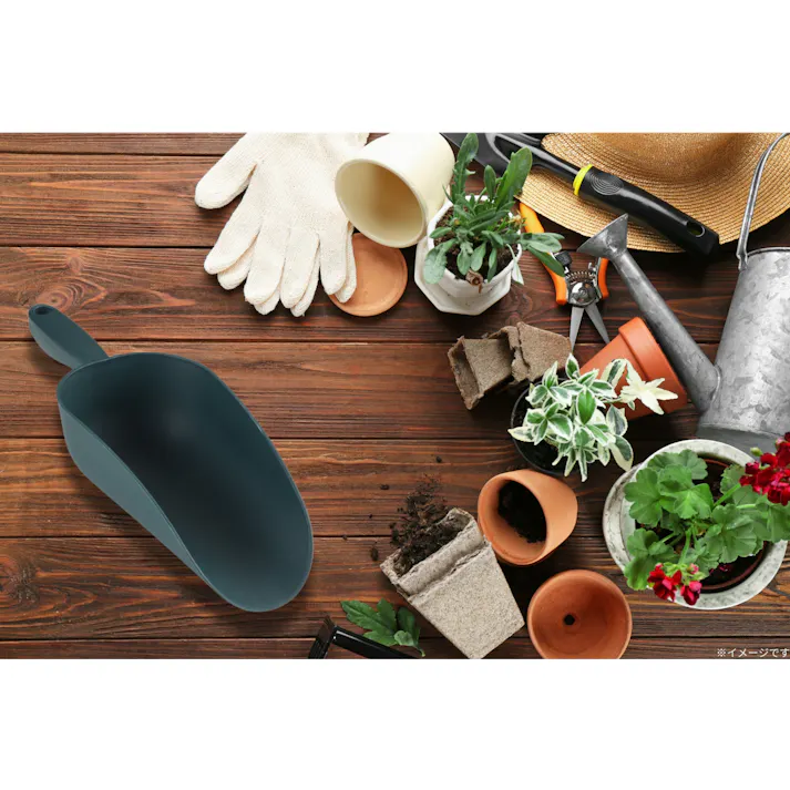 TAKAGI ガーデンスコップ 大 丸型 80個セット 軽量 丈夫 ポリプロピレン グラスファイバー 園芸 家庭菜園 植え替え【別送品】