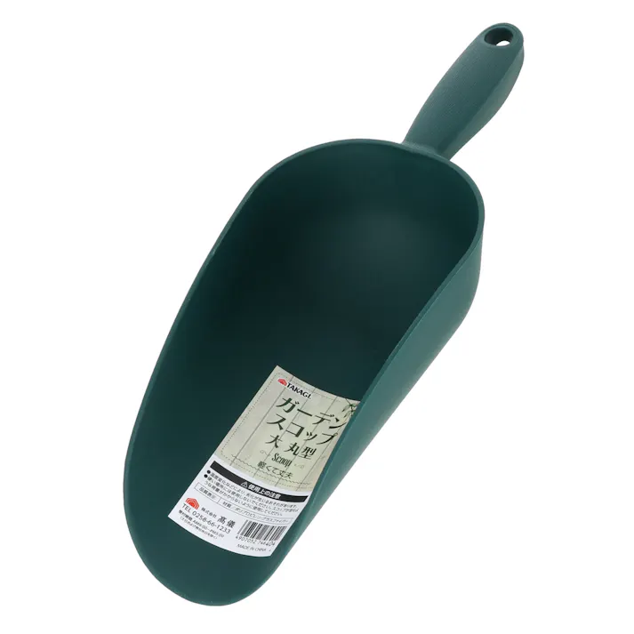 TAKAGI ガーデンスコップ 大 丸型 80個セット 軽量 丈夫 ポリプロピレン グラスファイバー 園芸 家庭菜園 植え替え【別送品】