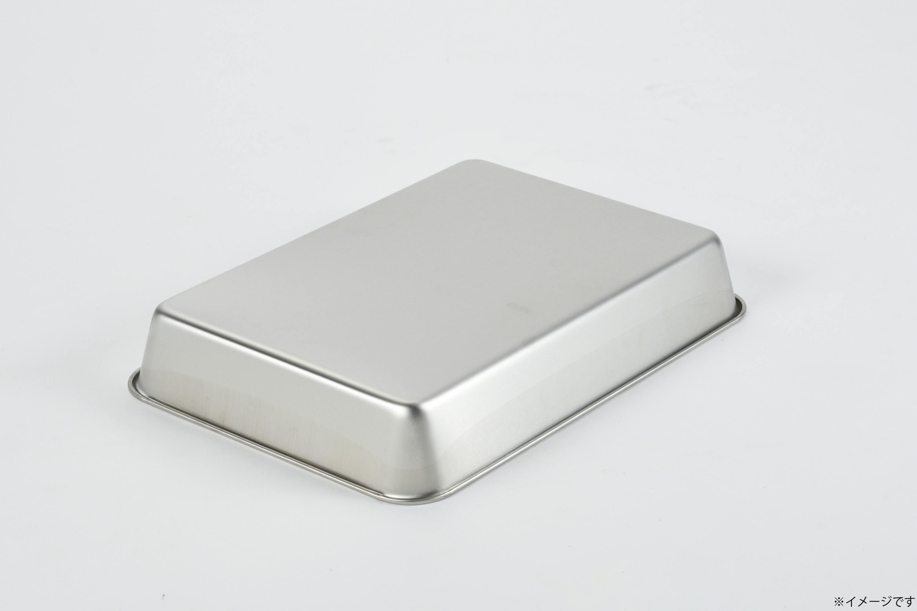 TAKAGI ステンレス角バット8枚取 つや消し 容量約6L 10個セット