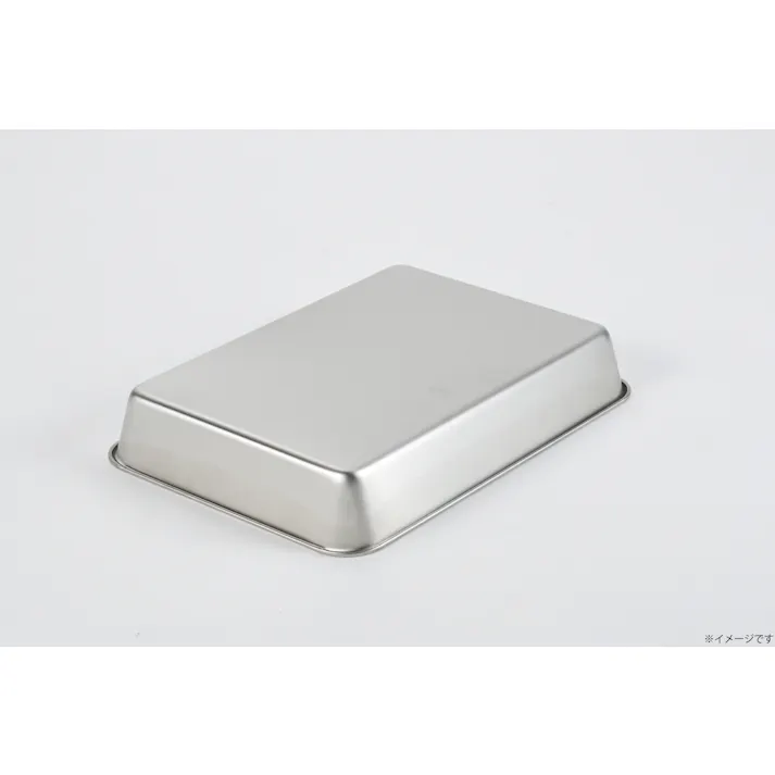 TAKAGI ステンレス角バット8枚取 つや消し 容量約6L 10個セット 下ごしらえ 一時置き 揚げ物 天ぷら 油切 調理器具 キッチンツール 日本製【別送品】