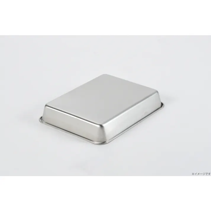 TAKAGI ステンレス角バット12枚取 つや消し 容量約3.3L 10個セット 下ごしらえ 一時置き 揚げ物 天ぷら 油切 キッチンツール 日本製【別送品】