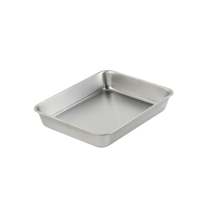 TAKAGI ステンレス角バット15枚取 つや消し 容量約2.8L 10個セット 下ごしらえ 一時置き 揚げ物 天ぷら 油切 キッチンツール 日本製【別送品】