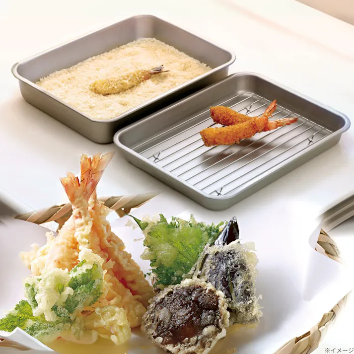 TAKAGI ステンレス角バット手札判 つや消し 容量約0.4L 20個セット 下ごしらえ 一時置き 揚げ物 天ぷら 油切 キッチンツール 日本製【別送品】