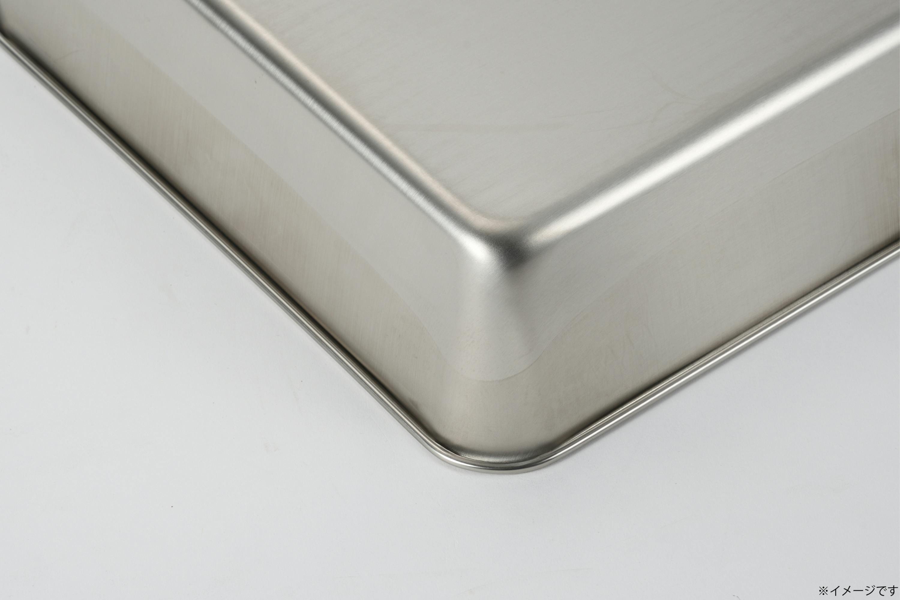 TAKAGI ステンレス角バット手札判 つや消し 容量約0.4L 20個セット