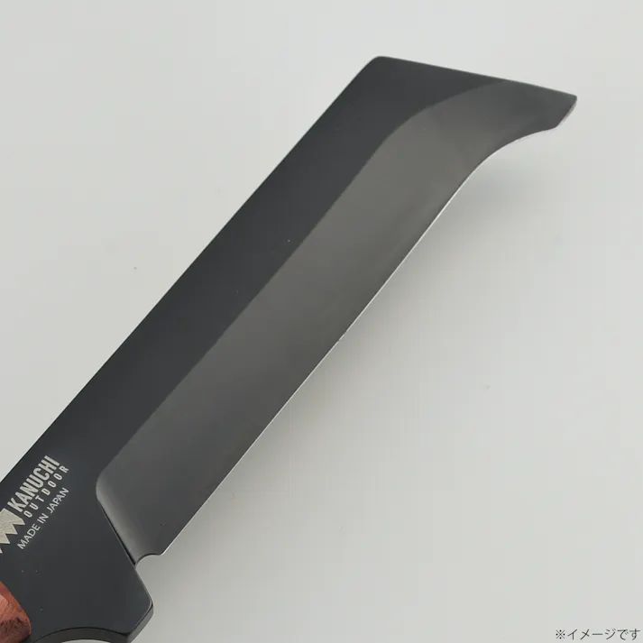 KANUCHI OUTDOOR フルタングナタ 牛革ケース付 10個セット 携帯 両刃 箸付 日本製 アウトドア キャンプ レジャー 薪割り バトニング【別送品】