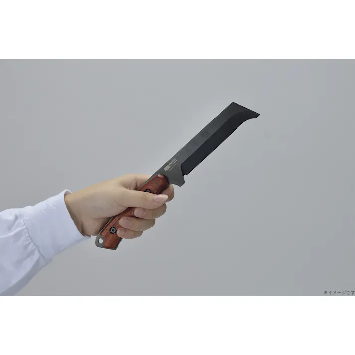 KANUCHI OUTDOOR フルタングナタ 牛革ケース付 10個セット 携帯 両刃 箸付 日本製 アウトドア キャンプ レジャー 薪割り バトニング【別送品】