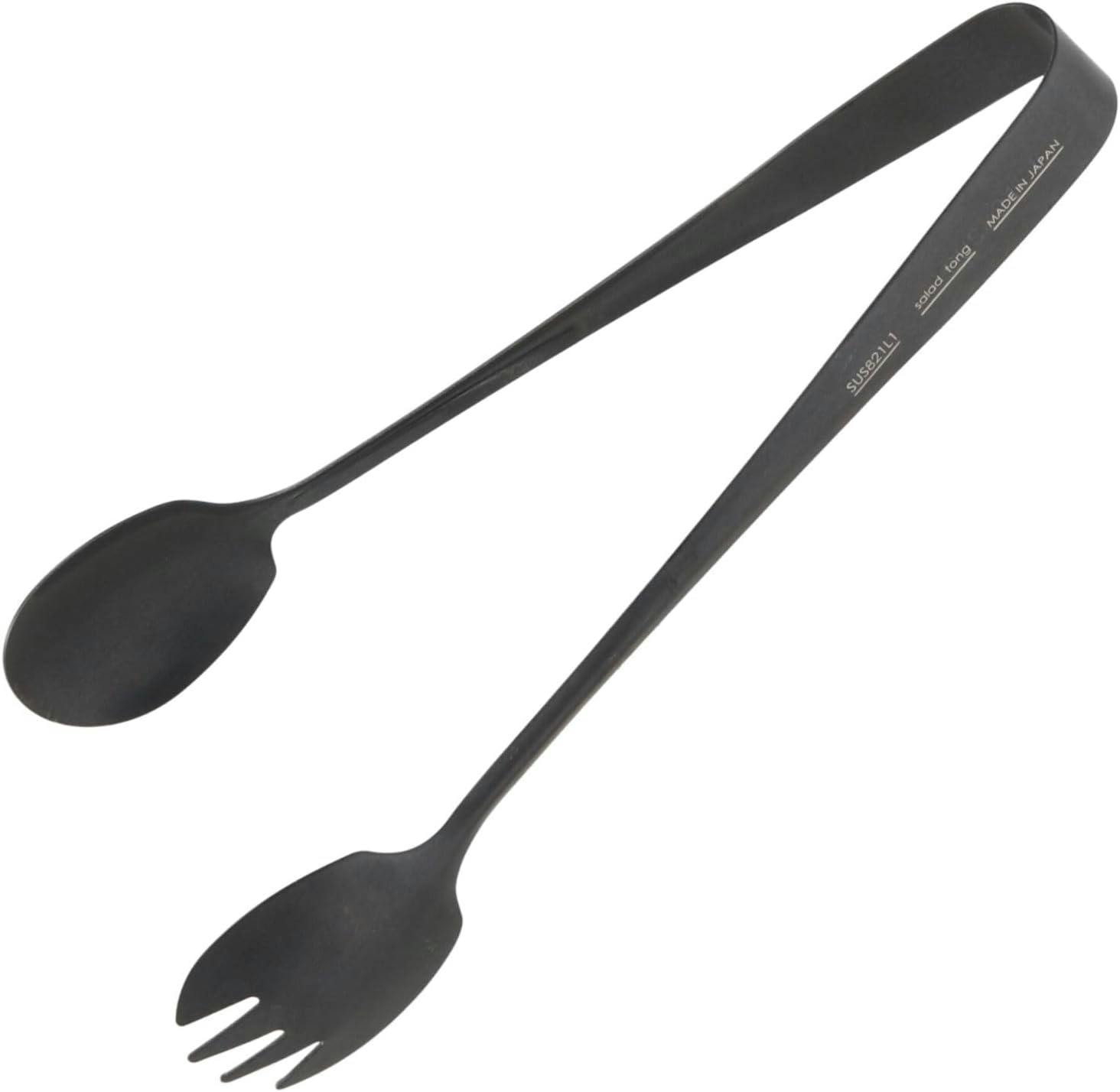 アイデアセキカワ ブラックトングシリーズ サラダトング 高強度 軽量 キッチン 4513454106618【別送品】