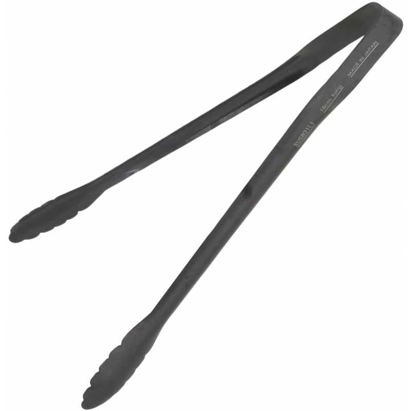 アイデアセキカワ ブラックトングシリーズ トング 18cm 高強度 軽量 キッチン 4513454106625【別送品】