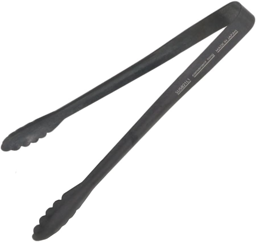 アイデアセキカワ ブラックトングシリーズ 便利トング 高強度 軽量 キッチン 4513454106632【別送品】