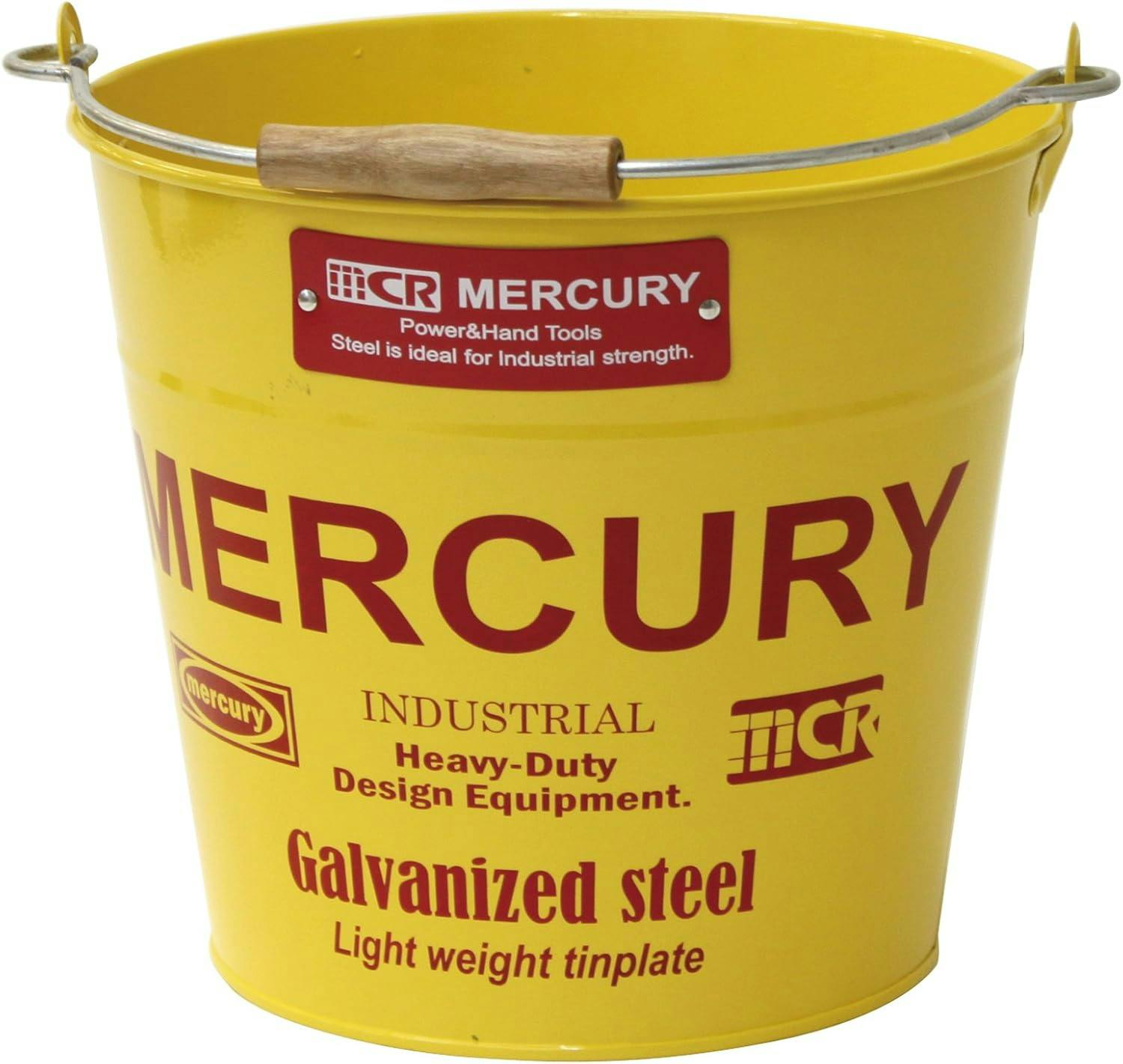 キーストーン マーキュリー ブリキバケツ レギュラー イエロー 収納 アウトドア ガーデニング 4564100030108【別送品】