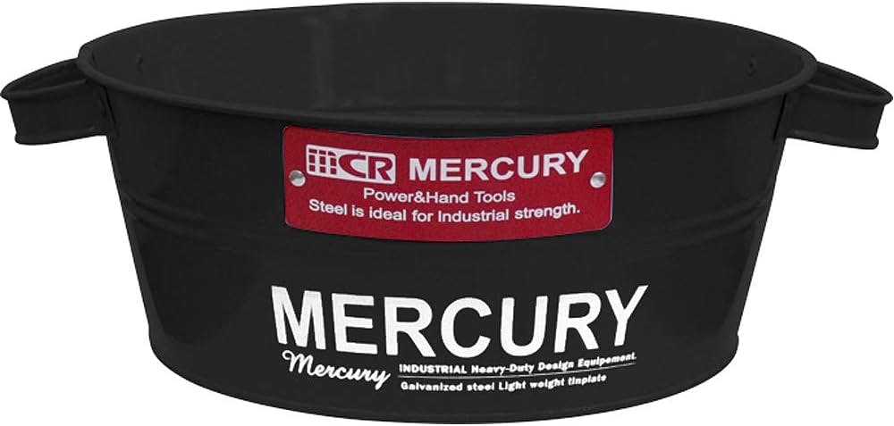 キーストーン マーキュリー タブバケツ マットブラック 収納 ガーデニング 受け皿 4564100043511【別送品】