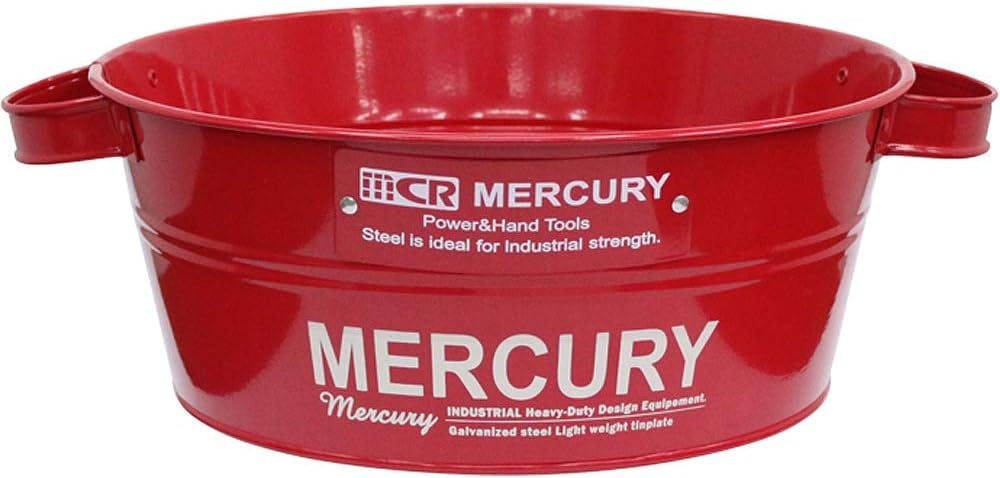キーストーン マーキュリー タブバケツ レッド 収納 ガーデニング 受け皿 4564100043528【別送品】
