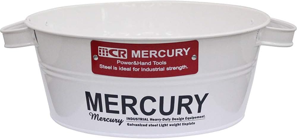 キーストーン マーキュリー タブバケツ ホワイト 収納 ガーデニング 受け皿 4564100043535【別送品】