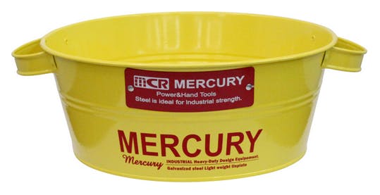 キーストーン マーキュリー タブバケツ イエロー 収納 ガーデニング 受け皿 4564100043542【別送品】