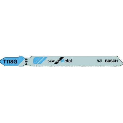 ボッシュ ジグソーブレード ハイス 金属用 T-118G T-118G/3 ジグソー替刃 ボッシュ ジグソーブレード ハイス 金属用 T-118G T-118G/3 ジグソー替刃