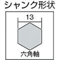 【CAINZ-DASH】ボッシュ 六角ハンマードリルビット　１２．５×２８０【別送品】