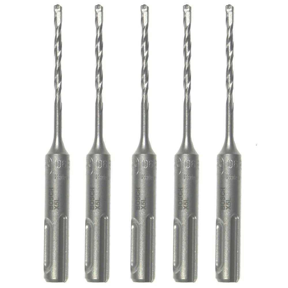BOSCH コンクリートドリル SDSプラスビット X5L 3.5mm×110mm X5L035110/5 5本組