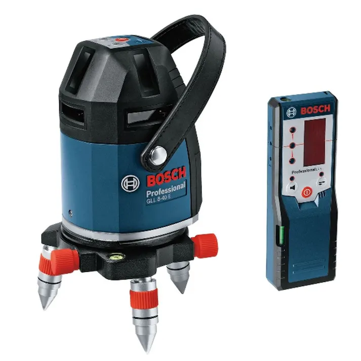BOSCH レーザー墨出し器 縦 4方向短・水平全周・地墨 GLL8-40ELR【別送品】