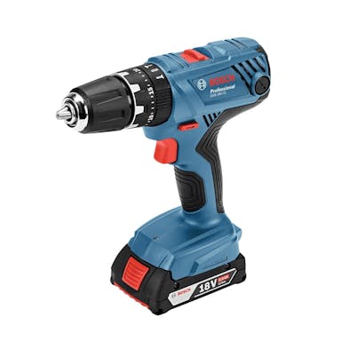 BOSCH コードレス振動ドライバードリル 18V GSB18V-21 バッテリー2個付【別送品】