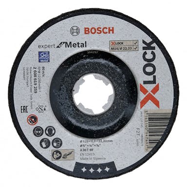 BOSCH X-LOCK 研削砥石 エキスパート鉄用 オフセット型 125×6.0mm