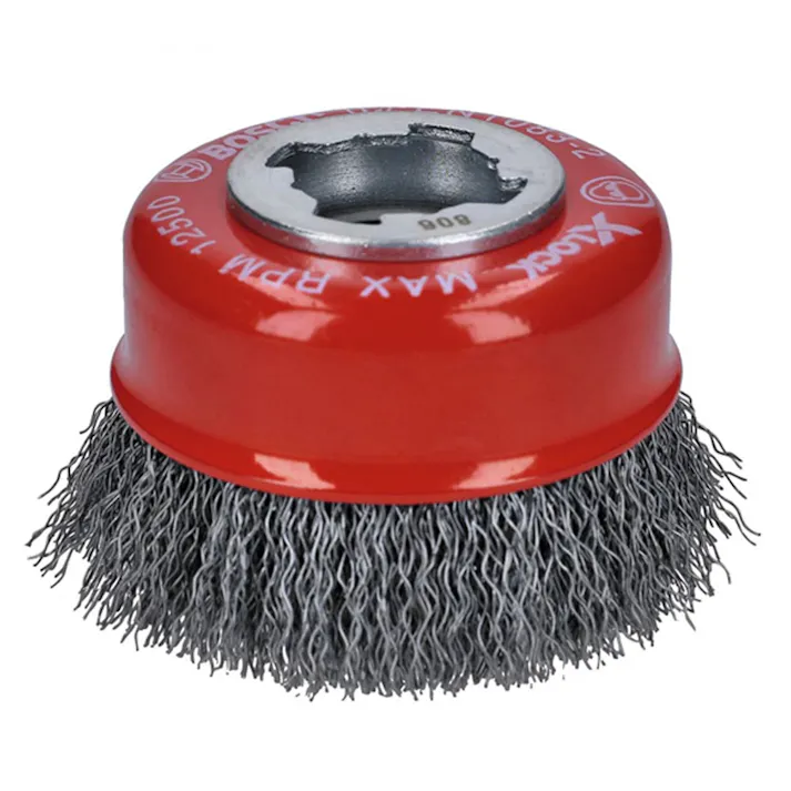 BOSCH X-LOCK カップワイヤーブラシ 75φ 鉄0.3mm ストレート 2608620725