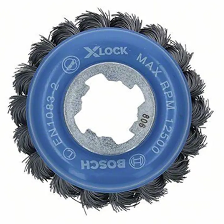 BOSCH X-LOCK カップワイヤーブラシ 75φ 鉄0.35mm ツイスト 2608620726
