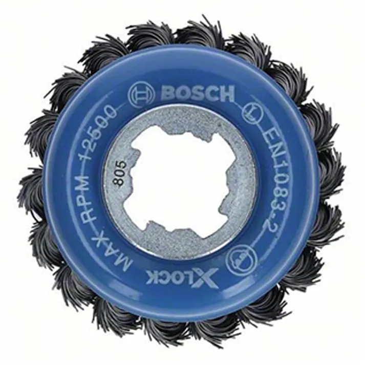 BOSCH X-LOCK カップワイヤーブラシ 75φ 鉄0.5mm ツイスト 26086020727