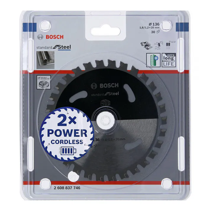 BOSCH 金属用チップソースタンダード 136×30T 2608837746