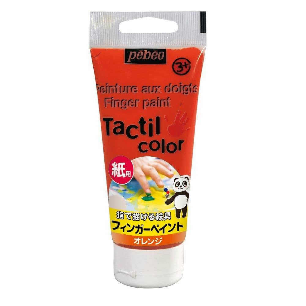 フィンガーペイント紙用オレンジ80ml 多用途塗料 フィンガーペイント紙用オレンジ80ml 多用途塗料
