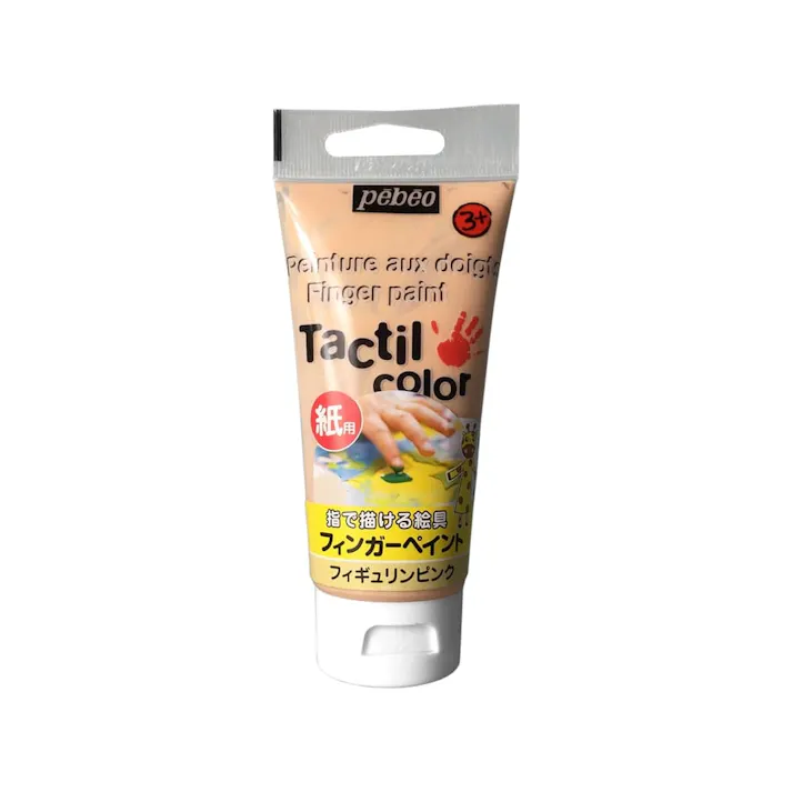 フィンガーペイント紙用フィギュリンピンク80ml