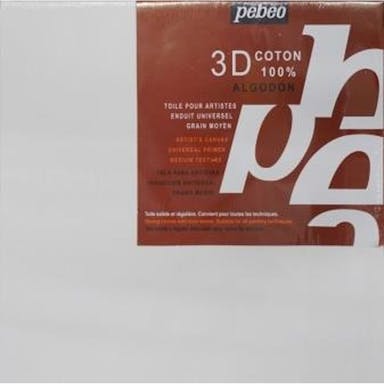 3Dキャンバスコットン白20×20cm(販売終了)