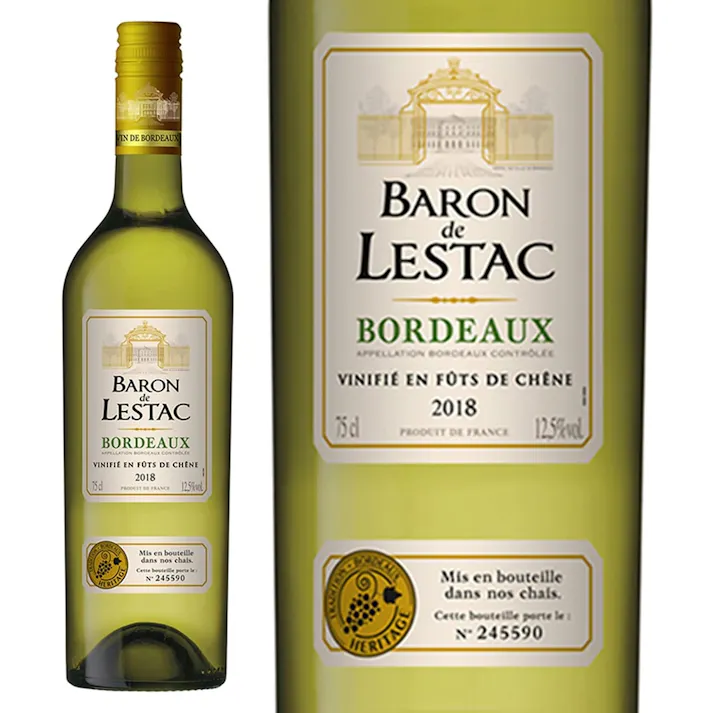 バロン ド レスタック ボルドー 白 750ml【別送品】
